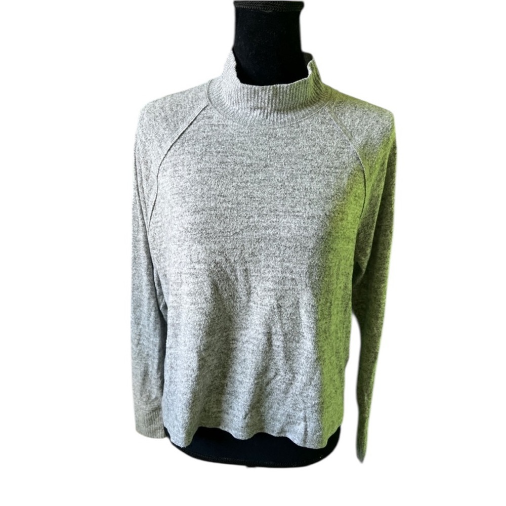 Abercrombie‎ & Fitch Womens Gray Mock Neck Sweater Small